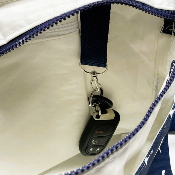 Recycled Sail Cloth Lab Dog Womens Crossbody Bag Handmade - Picture 5 of 7